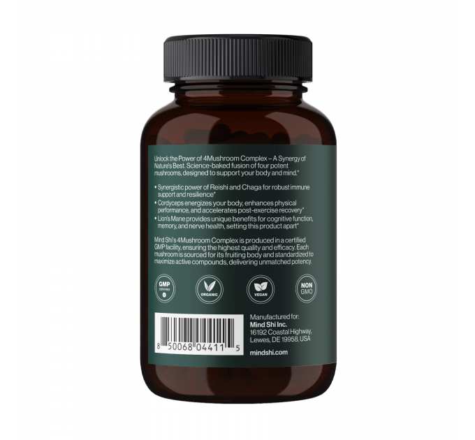 4Mushroom Complex 1000 mg - 60 vegcaps