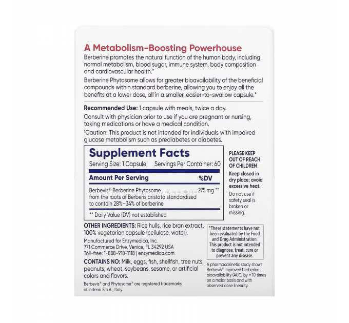 Berberine Phytosome - 60 caps