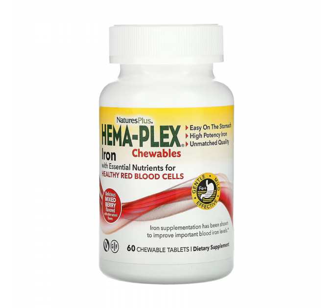 Hema-Plex - 60 chewable tabs