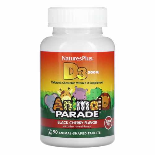 Kids Vit D3 Chewable Sugarfree 500 IU - 90 tabs (До 12.26)