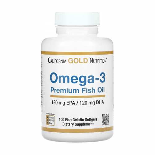 Omega-3 Premium Fish Oil 180mg - 100 softgels
