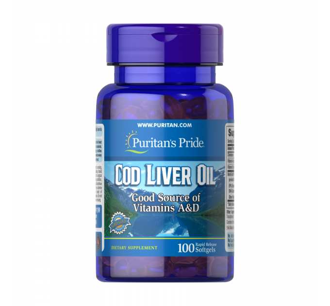 Cod Liver Oil 415 mg - 100 softgels