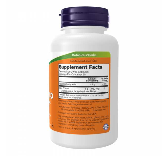 Pau D' Arco 500mg - 250 vcaps