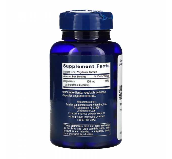 Magnesium (Citrate) 100 mg - 100 vcaps