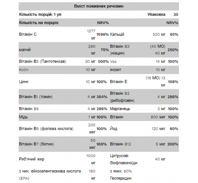 Multi Complex - 30serv