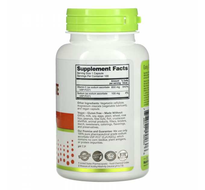 Sodium Ascorbate - 100 caps