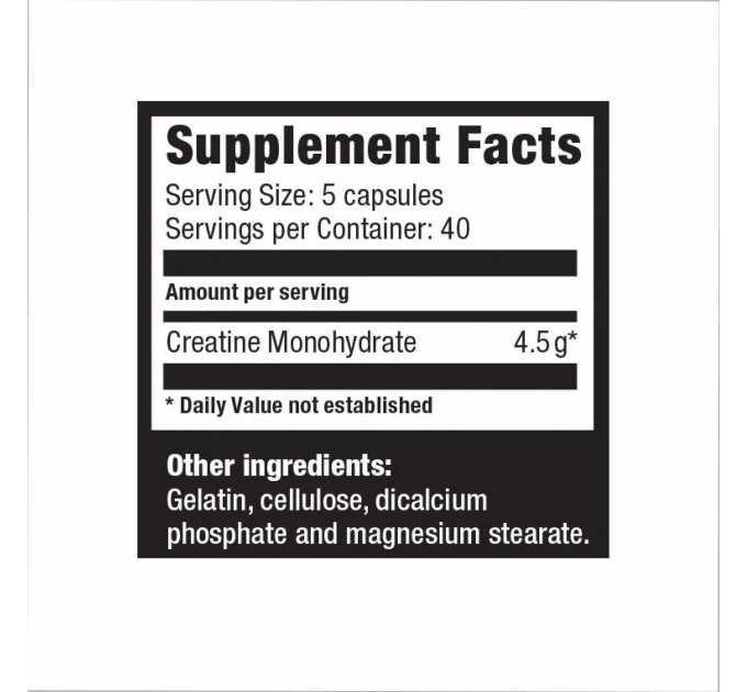 Creatine 900 mg - 200 caps