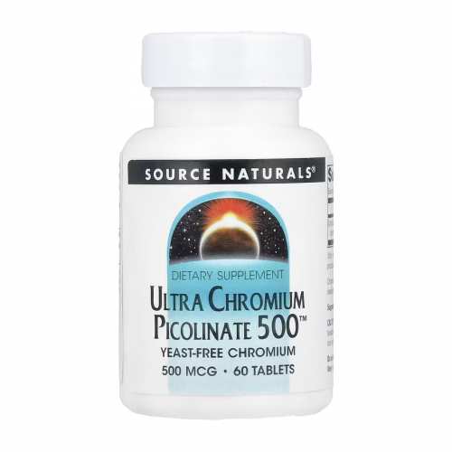 Ultra Chromium Picolinate 500™ 500 mcg - 60 tabs (Пошкоджена етикетка) Ultra Chromium Picolinate 500™ 500 mcg - 60 tabs (Пошкоджена етикетка)
