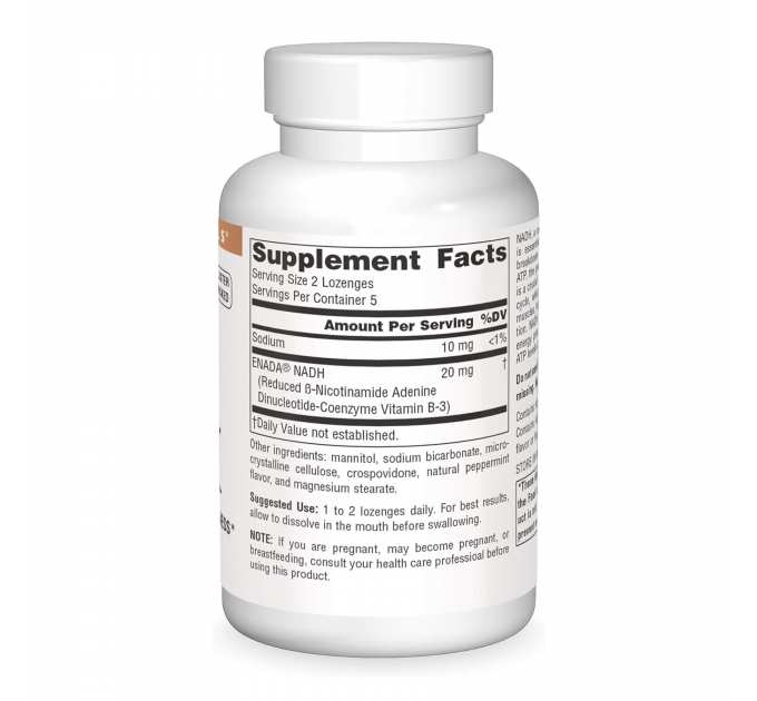 NADH 10mg Peppermint - 10 lozenges