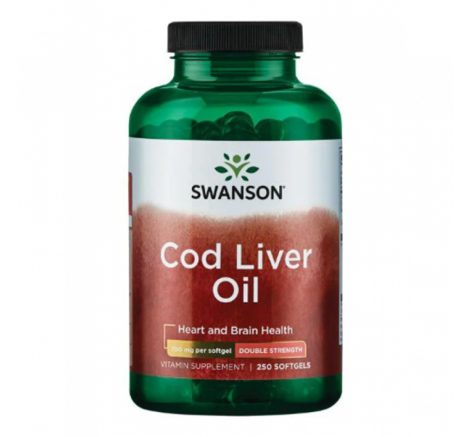 Cod Liver Oil (Double strength) 700mg - 250 Sgels per bottle