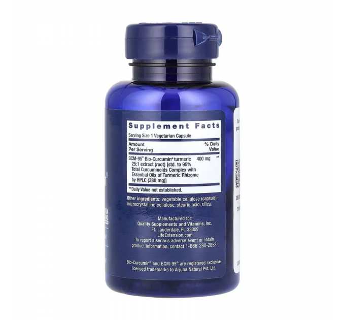 Super Bio-Curcumin® Turmeric Extract 400 mg - 60 vcaps