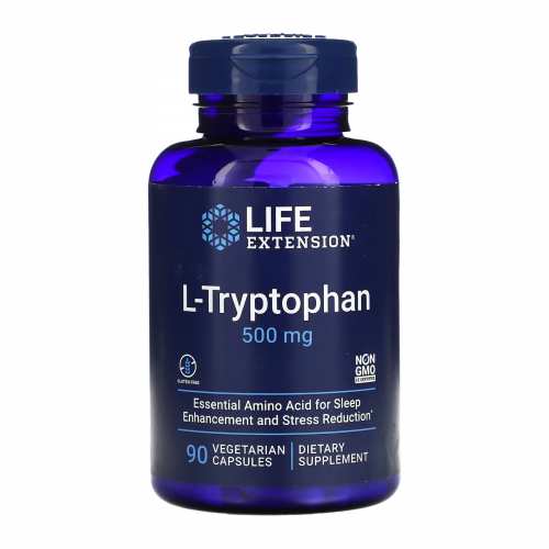 L-Tryptophan 500mg - 90 vcaps (Пошкоджена банка)