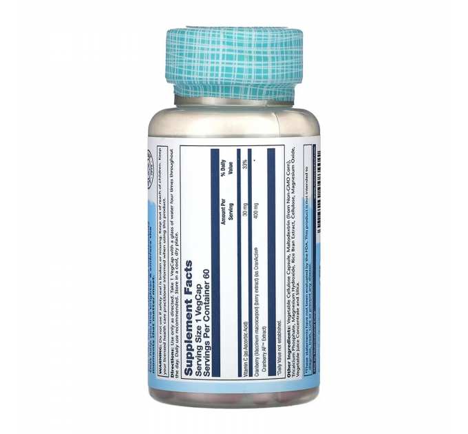 CranActin Cranberry Extract 400mg - 60 vcaps