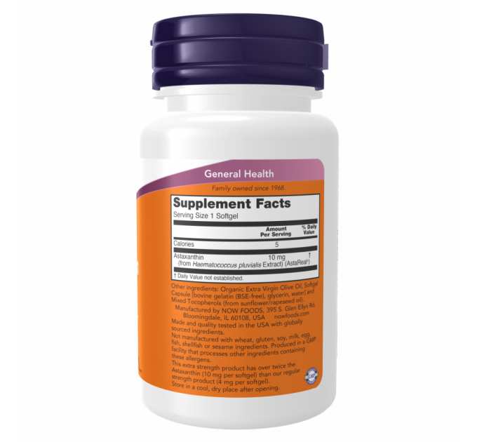 Astaxanthin 10 mg - 60 sgels