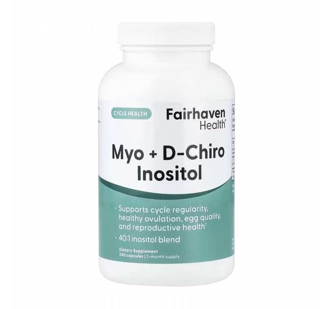 Myo + D-Chiro Inositol - 240 caps