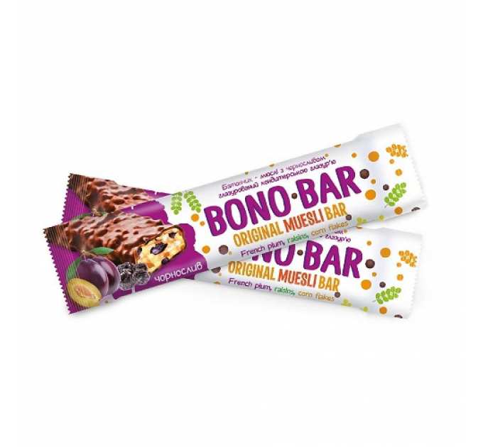 Bono Bar Original Muesli - 40g French Plum (Поштучно)