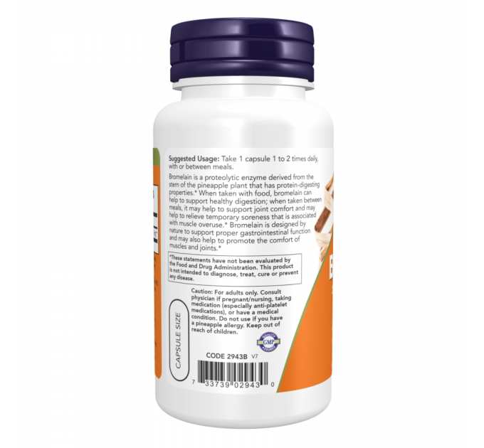 Bromelain 500mg - 60 vcaps