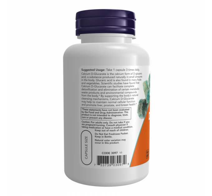 Calcium D-Glucarate 500mg - 90 vcaps