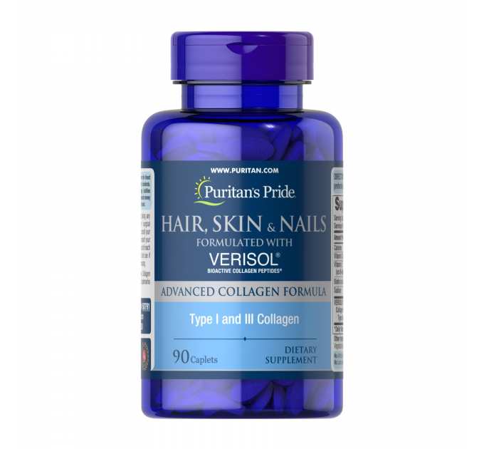 Hair, Skin and Nails formulated with VERISOL® - 90 caps