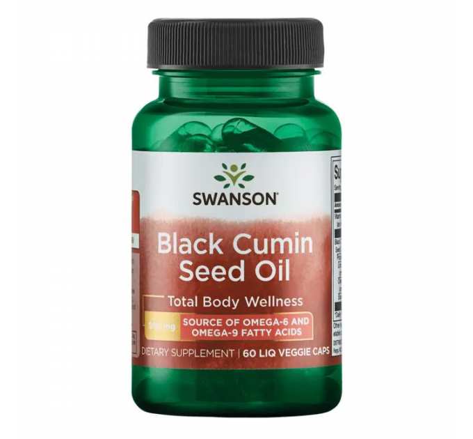 Black Cumin Seed Oil 500 mg - 60 Liq Vegcap