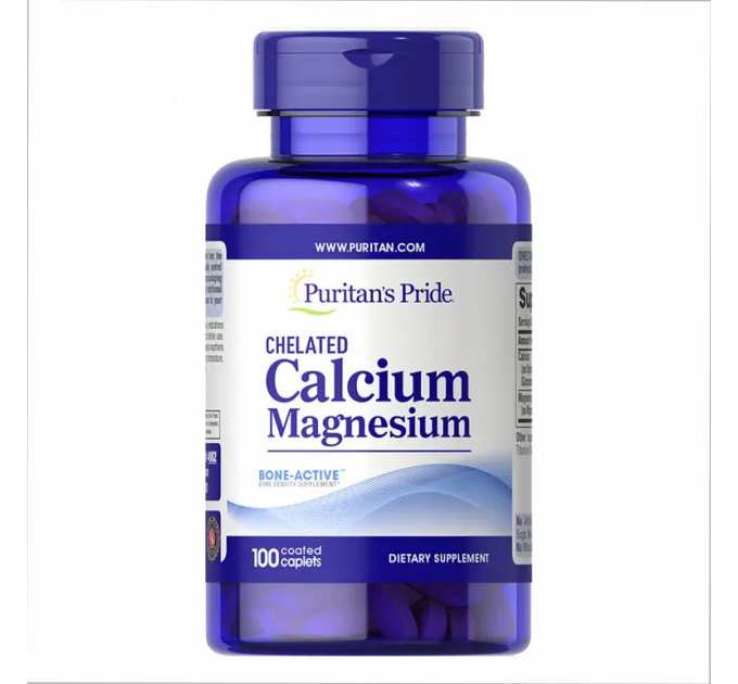 Calcium Magnesium Chelated - 100 caps