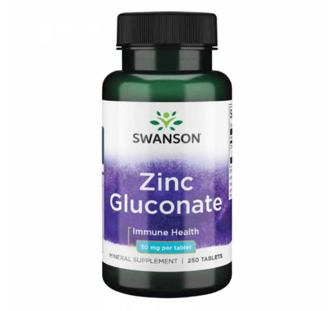 Zinc Gluconate 30mg - 250caps