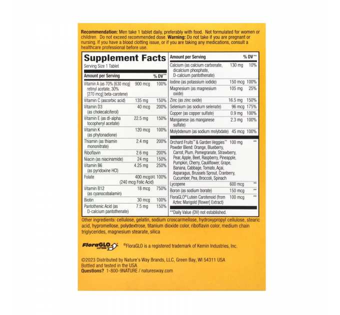 Men's Complete Multivitamin - 50 tabs