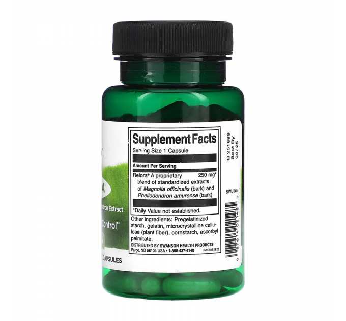 Relora 250mg - 90 caps
