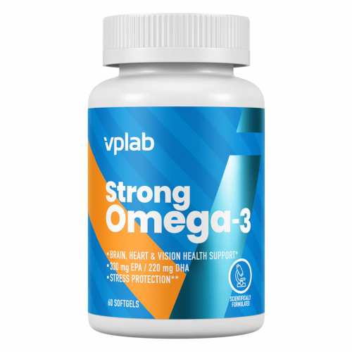 Strong Omega 3 - 60 softgels (Пошкоджена банка)