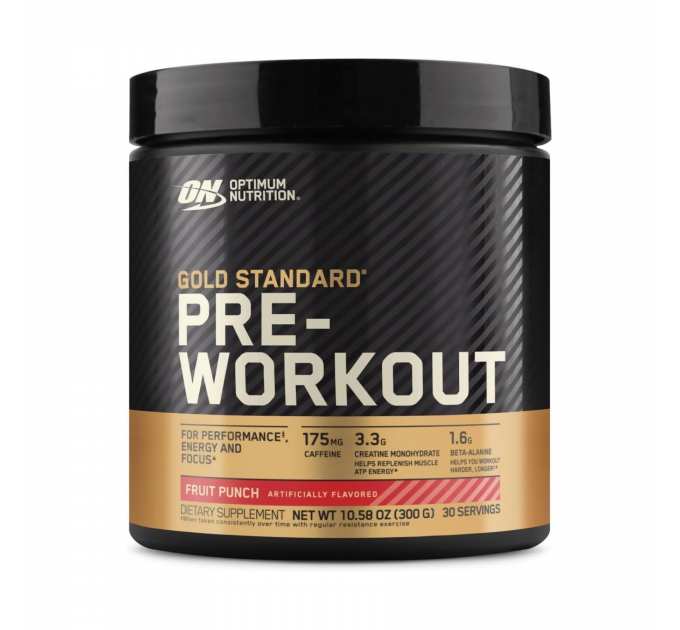 Gold Standard Pre Workout - 300g Fruit Punch
