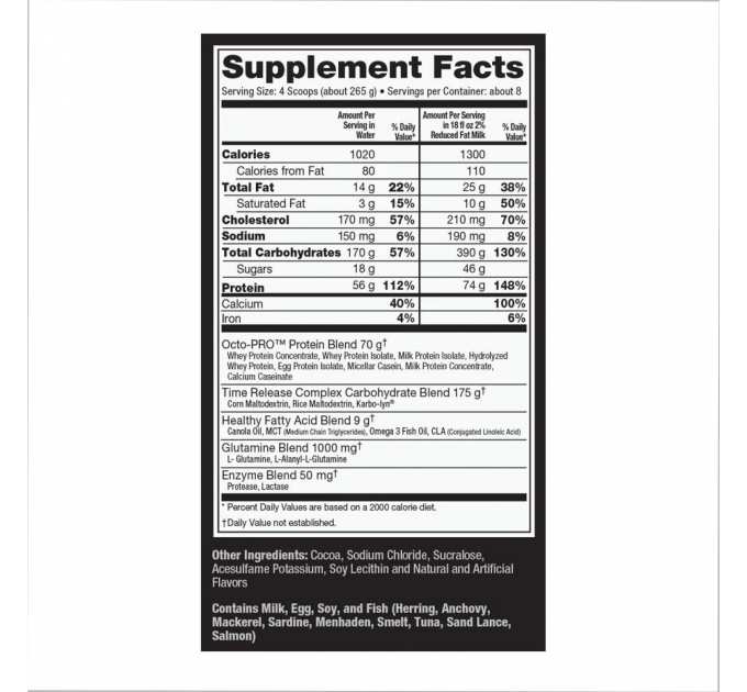 Muscle Juice Revolution 2600 - 2120g Chocolate Creme