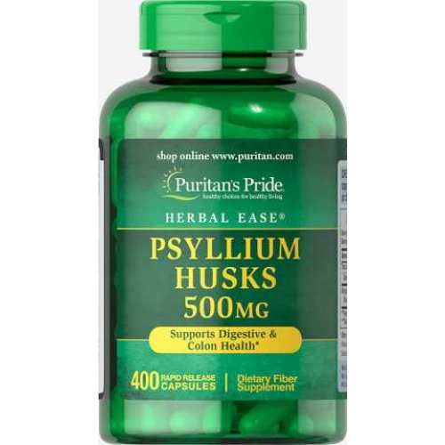 Psyllium Husks 500mg - 400caps