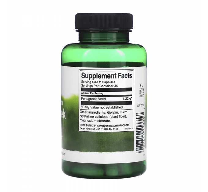 Fenugreek Seed 610mg - 90 cap