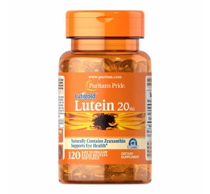 Lutein 20 mg with Zeaxanthin - 120 softgels