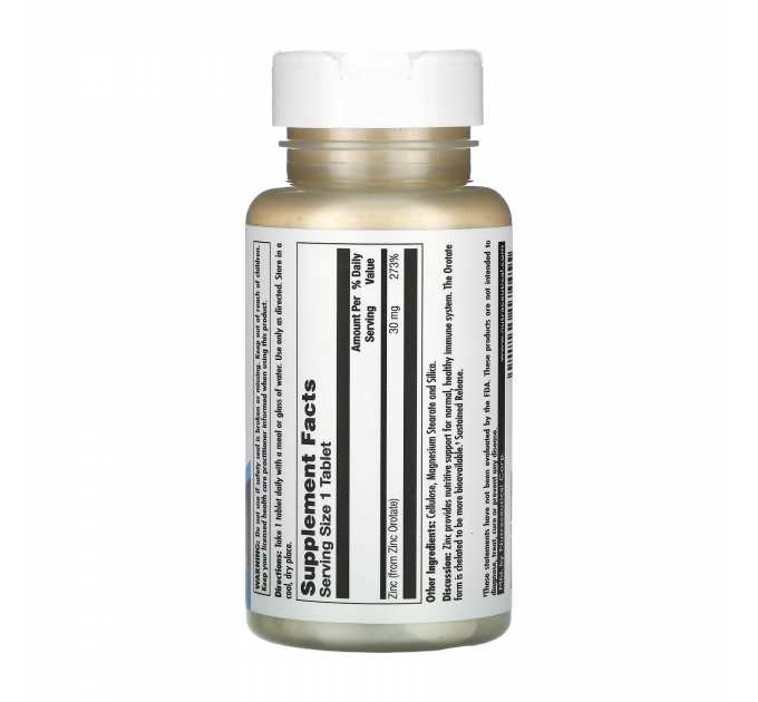Zinc 30 Orotate Sustained Release - 90 tabs