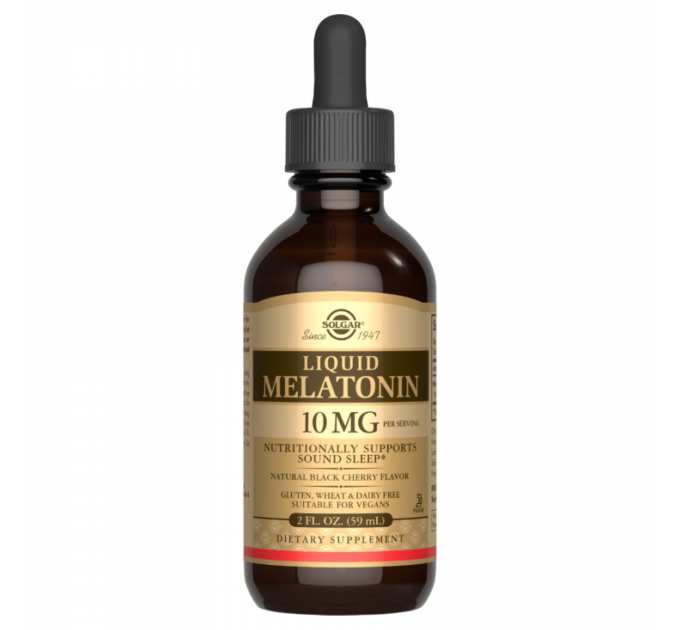 Liquid Melatonin 10 mg - 59 ml Natural Black Cherry