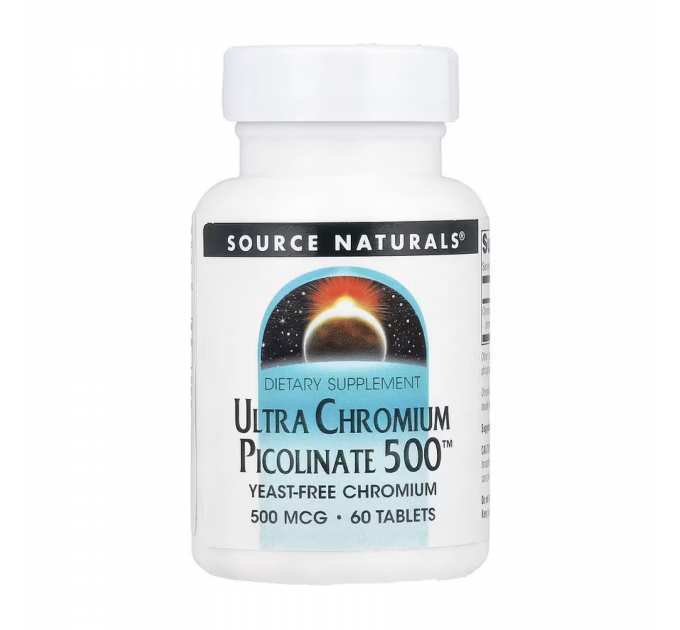 Ultra Chromium Picolinate 500™ 500 mcg - 60 tabs