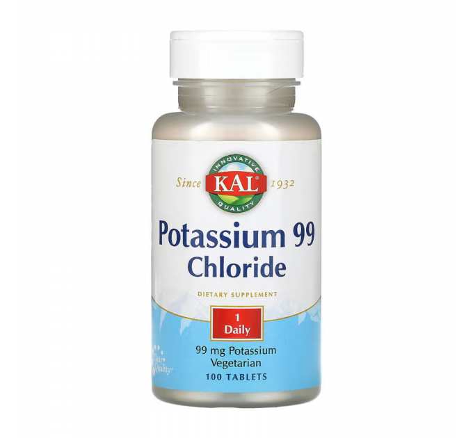 Potassium 99 Chloride - 100 tabs