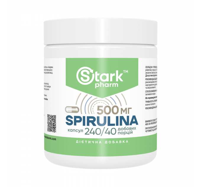 Spirulina 500mg - 240 caps
