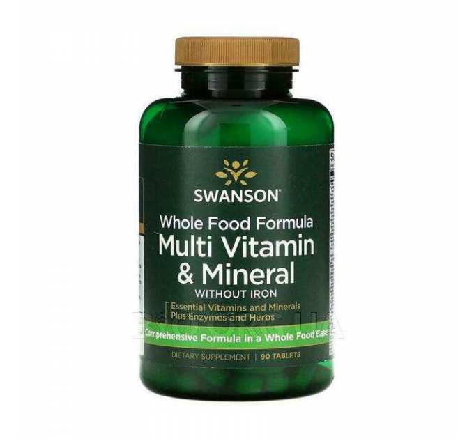 Whole Food Formula Multi Vitamin Mineral - 90tab