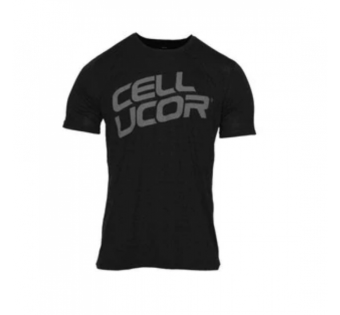 Vintage Stacked Tee - Large Black