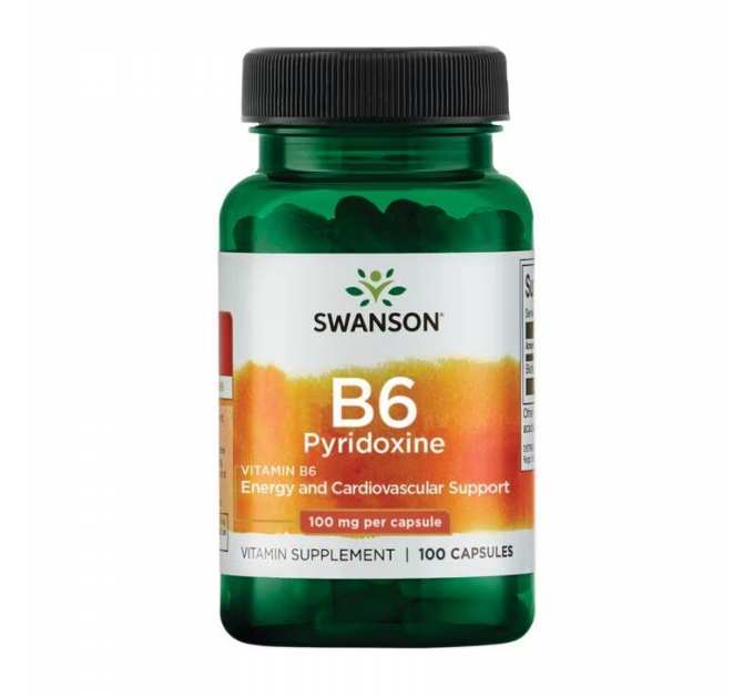 B6 Pyridoxine 100mg - 100caps
