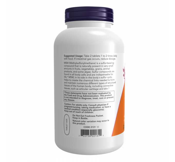 M.S.M 1500mg - 200 tabs