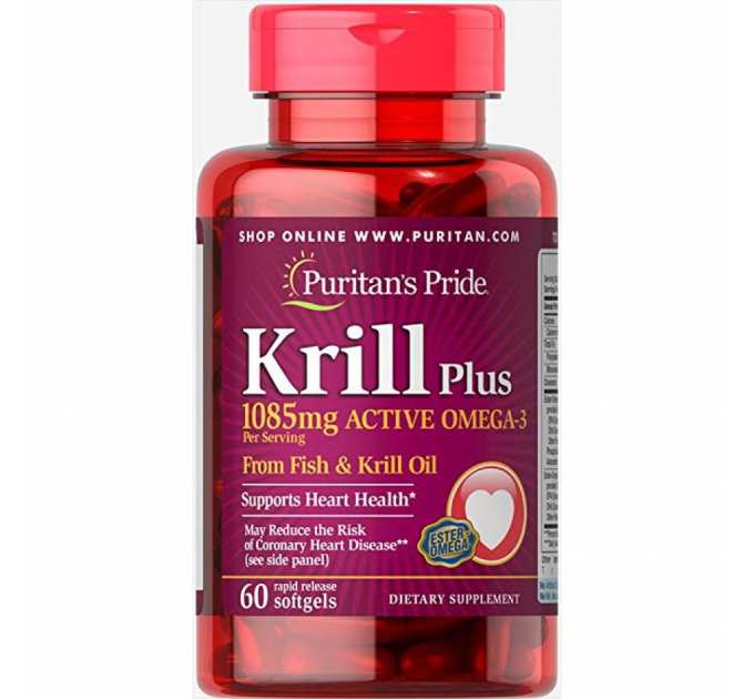 Krill Plus (1085mg Active Omega 3) - 60 softgels