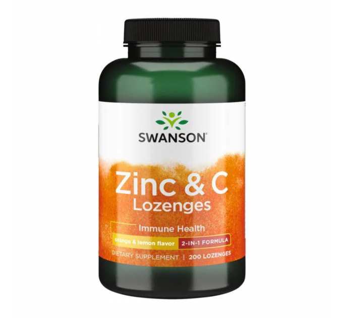 Zinc & C Lozenges orange & lemon - 200caps