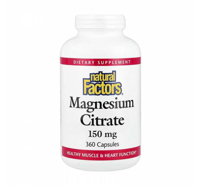 Magnesium Citrate 150mg - 360 caps