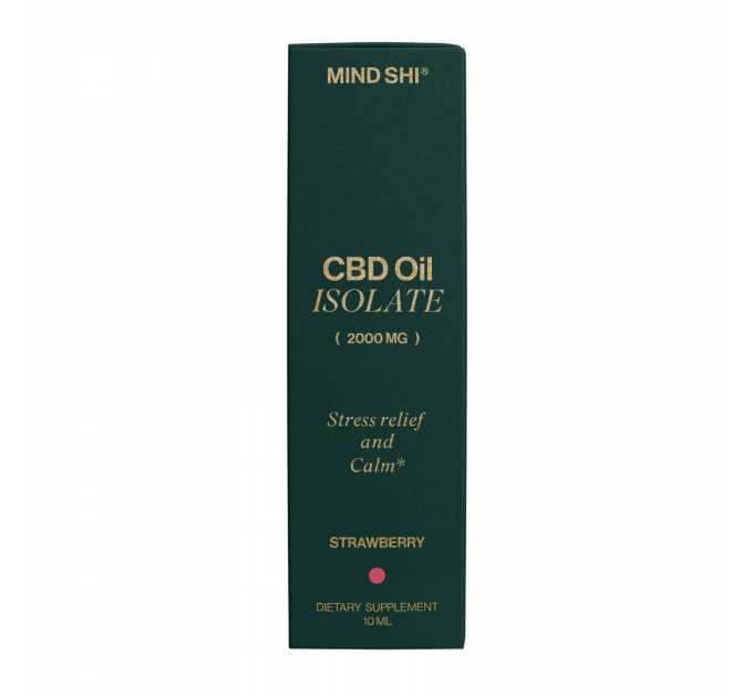 CBD Oil Isolate 2000 mg Strawberry - 10 ml