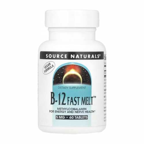Vitamin B-12 5mg - 60 tabs