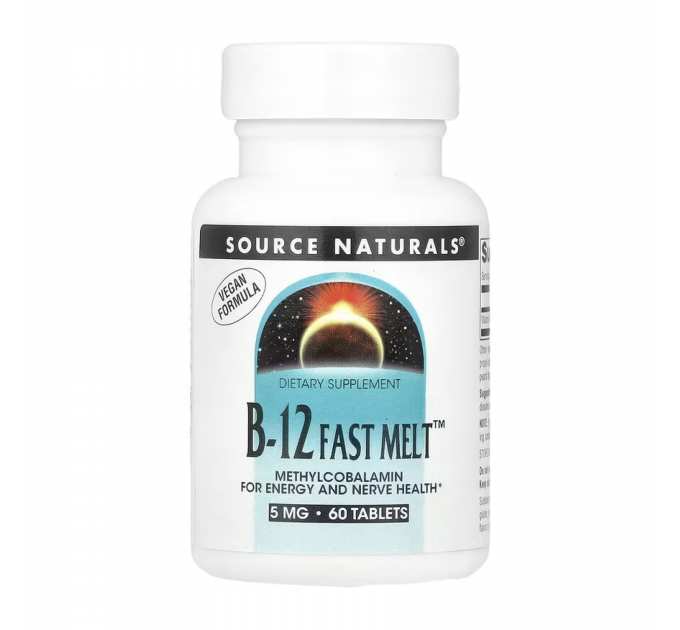 Vitamin B-12 5mg - 60 tabs