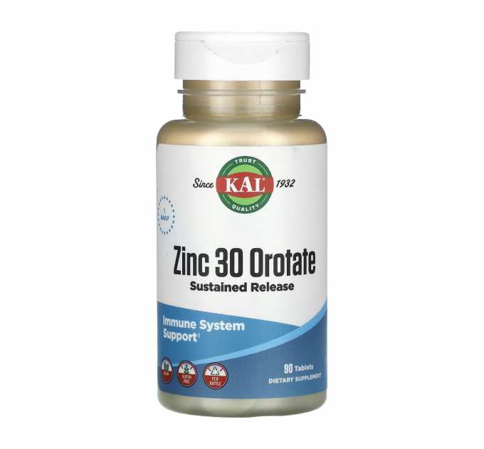 Zinc 30 Orotate Sustained Release - 90 tabs